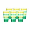 Leonardo EVENT Trinkglas Grün Gestreift330ml 6er Set - A -Tassenladen 01ec90b6a591b5638f396b23063824bb