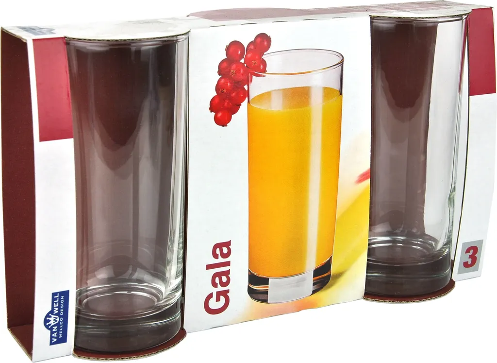 12er Set Longdrinkglas Gala 280 Ml Wasserglas Tumbler 5 12er Set Longdrinkglas Gala 280 Ml Wasserglas Tumbler – Bild 3