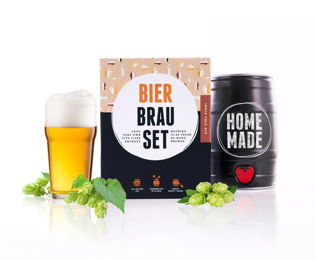Braufässchen - Das Bierbrauset Zum Selber Brauen / Beer Making Kit / Super Geburtstagsgeschenk, Weihnachtsgeschenk, Männergeschenk Oder Zum Vatertag. "Sorte: India Pale Ale" IPA 3 Braufässchen - Das Bierbrauset Zum Selber Brauen / Beer Making Kit / Super Geburtstagsgeschenk, Weihnachtsgeschenk, Männergeschenk Oder Zum Vatertag. "Sorte: India Pale Ale" IPA