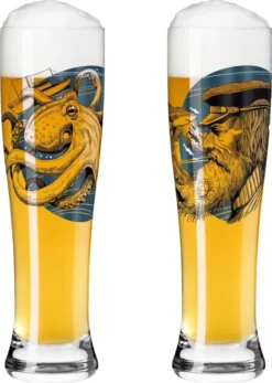 Brauchzeit Weizenbierglas-Set #9, #10 Von Philip Harris -Tassenladen 08e47d14a53041f718ed8c391351ba0b