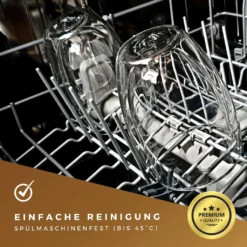 Felino® Latte Macchiato Gläser Doppelwandige Thermogläser Set [6 Stück] [350 Ml] Glas Tassen Groß Für Cappuccino, Kaffee, Espresso -Tassenladen 09811cbcbe5d068f12f497d29fb49555