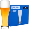 6er Set Bavaria Weizenbiergläser 0,5 Liter Geeicht Weißbiergläser Biergläser Weizengläser Glas -Tassenladen 0cf6531135301ae36b57c8d7a4396175