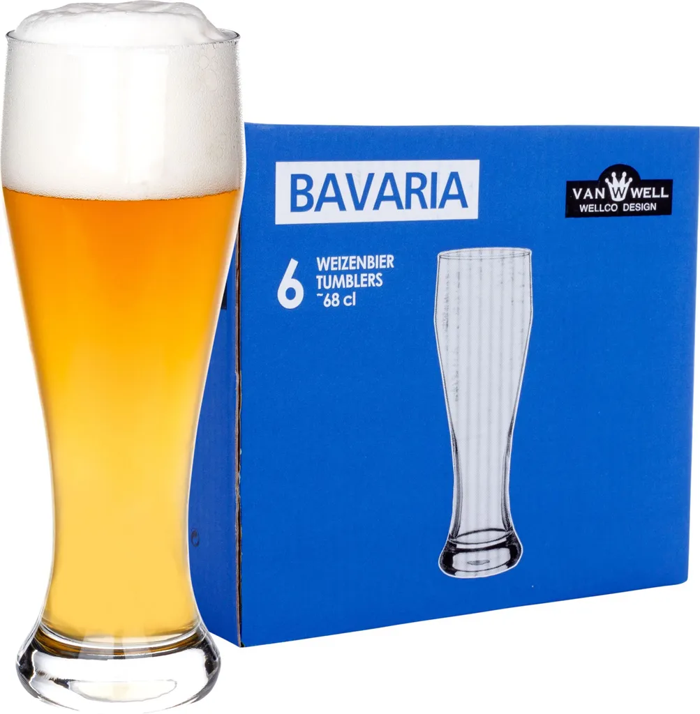 6er Set Bavaria Weizenbiergläser 0,5 Liter Geeicht Weißbiergläser Biergläser Weizengläser Glas 3 6er Set Bavaria Weizenbiergläser 0,5 Liter Geeicht Weißbiergläser Biergläser Weizengläser Glas
