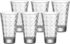 LEONARDO 012684 Optic Longdrinkbecher, Glas, 300 Ml, Ø 8 X 13 Cm, Klar (6 Stück) 14 LEONARDO 012684 Optic Longdrinkbecher, Glas, 300 Ml, Ø 8 X 13 Cm, Klar (6 Stück) -Tassenladen 0d483012ce5fe8dc374efd488d91a41c