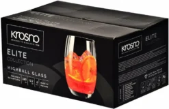 Krosno Elite Highball Glas Longdrink 360ml 6er -Tassenladen 0f72d96bc0b9cb8e7727d068e62db630