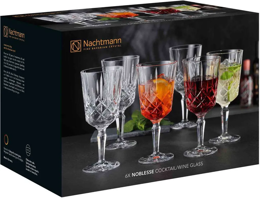 Nachtmann Cocktail Weinglas Set 6 Noblesse 104895 6 Nachtmann Cocktail Weinglas Set 6 Noblesse 104895 – Bild 4