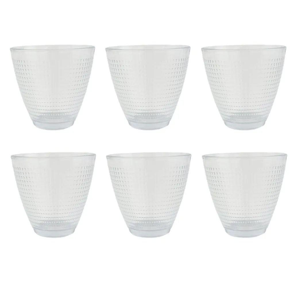 Orange85 Trinkgläser Wassergläser 6 Stück Transparent 220ml 3 Orange85 Trinkgläser Wassergläser 6 Stück Transparent 220ml