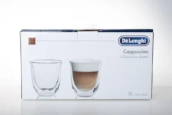 De'Longhi DeLonghi Cappuccino 2er Doppelwandiges Thermoglas -Tassenladen 16df8f44a6f893ae30f678087174b187