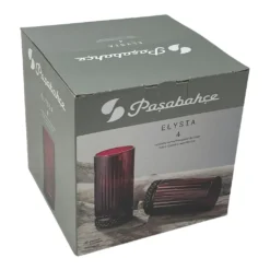 Pasabahce Elysia Wassergläser Longdrinkgläser 4er Set Lang Rot 450ml 520015 -Tassenladen 17af7413fb650776c6db99ee35b55abc
