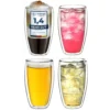 Creano Doppelwandiges Thermoglas 400ml „DG-SH“, Großes Doppelwandglas Aus Borosilikatglas, Doppelwandige Kaffeegläser, Teegläser, Latte Gläser 4er Set -Tassenladen 1919c7fa471ea531d22aa23175afb3ed