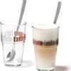 Leonardo Latte Macchiatto Becher 'Solo LM' Mit Löffel, 400ml, Ø 8,5 X 14,7cm (4er Set) 2 Leonardo Latte Macchiatto Becher 'Solo LM' Mit Löffel, 400ml, Ø 8,5 X 14,7cm (4er Set) -Tassenladen 198347de5d137efe5a0af275004ab11a