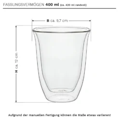 Thermoglas „DG-V“ 6er-Set 400 Ml -Tassenladen 198439677a85fb32b1639d1301a15071