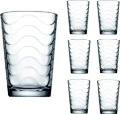 Pasabahce 52644 6-Teilig Wassergläser Glas 200 Ml Trinkglas Mit Glassaft Glas Tumbler -Tassenladen 1b8d34be5f3f64c234f60f9d7be900b3