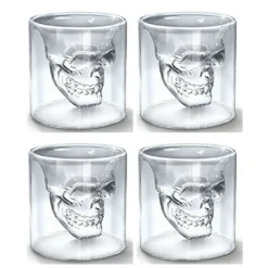 Skull-in-glass Winkee 4 Schnapsgläser Shot Glas Totenkopf Schädel 25ml Partyglas Weingläser -Tassenladen 1bbed6c95cc990a6fd89ad9b903024c1