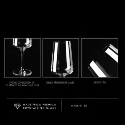 KROSNO Infinity Weißweingläser, 6er-Set, 400 Ml -Tassenladen 1d6b30ad6764ac27c039ef79dfda4179