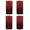 Pasabahce Elysia Wassergläser Longdrinkgläser 4er Set Lang Rot 450ml 520015 -Tassenladen 23850812f2c31fe4189abead45bfc958