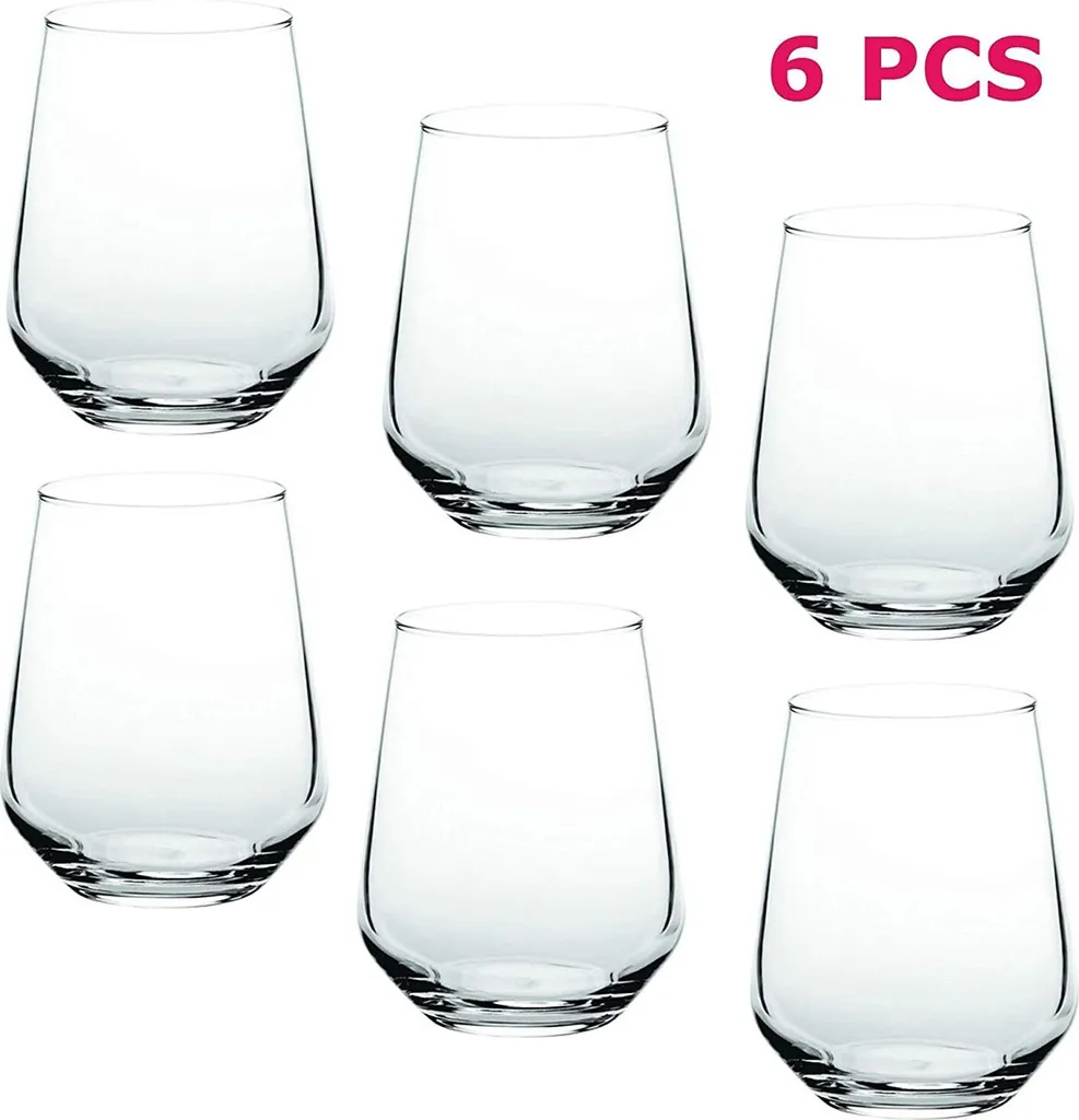 Pasabahce Allegra Set Von 6 Gläser Für Wein, Saft, Wasser, Whisky 425 Ml Gastronomie Restaurant 6 Pasabahce Allegra Set Von 6 Gläser Für Wein, Saft, Wasser, Whisky 425 Ml Gastronomie Restaurant – Bild 4