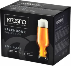KROSNO Splendour IPA Biergläser, 6er-Set, 400 Ml -Tassenladen 2849a68381fca4eacd0d417eed7b72bb