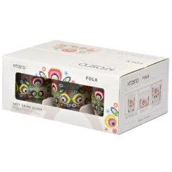 KROSNO Folk Bunt Wassergläser, 6er-Set, 250 Ml -Tassenladen 288171c3e4fb1dd4ebc45b48b0581ec5