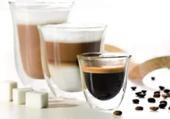 De'Longhi DeLonghi Cappuccino 2er Doppelwandiges Thermoglas -Tassenladen 2b392436d449acf2676d09f96ce20dd6