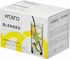KROSNO Blended Longdrinkgläser, 6er-Set, 350 Ml -Tassenladen 3003dc772b502875c92dccbeaf1164bc