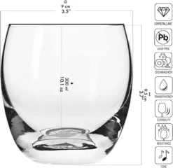 KROSNO Elite Whiskygläser, 6er-Set, 300 Ml -Tassenladen 3106479f4e5ac8fff7d2d872a7771a04