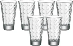 LEONARDO 012684 Optic Longdrinkbecher, Glas, 300 Ml, Ø 8 X 13 Cm, Klar (6 Stück) 11 LEONARDO 012684 Optic Longdrinkbecher, Glas, 300 Ml, Ø 8 X 13 Cm, Klar (6 Stück) -Tassenladen 323c8ba8ba1b8f9c8dbca60908abb038