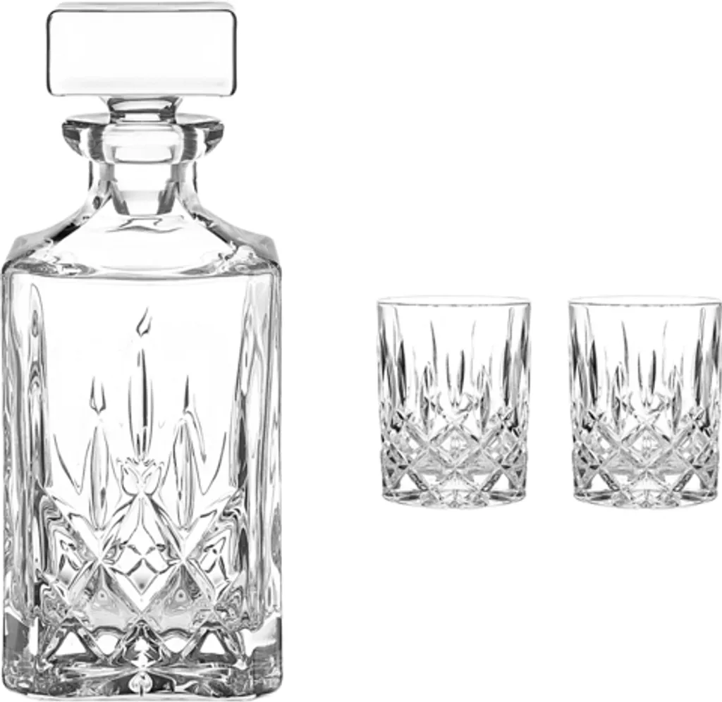 Nachtmann 0091899-0 Noblesse Whisky-Set, 1 X Karaffe/Dekanter + 2 X Whisky-Becher, Klar (1 Set) 3 Nachtmann 0091899-0 Noblesse Whisky-Set, 1 X Karaffe/Dekanter + 2 X Whisky-Becher, Klar (1 Set)
