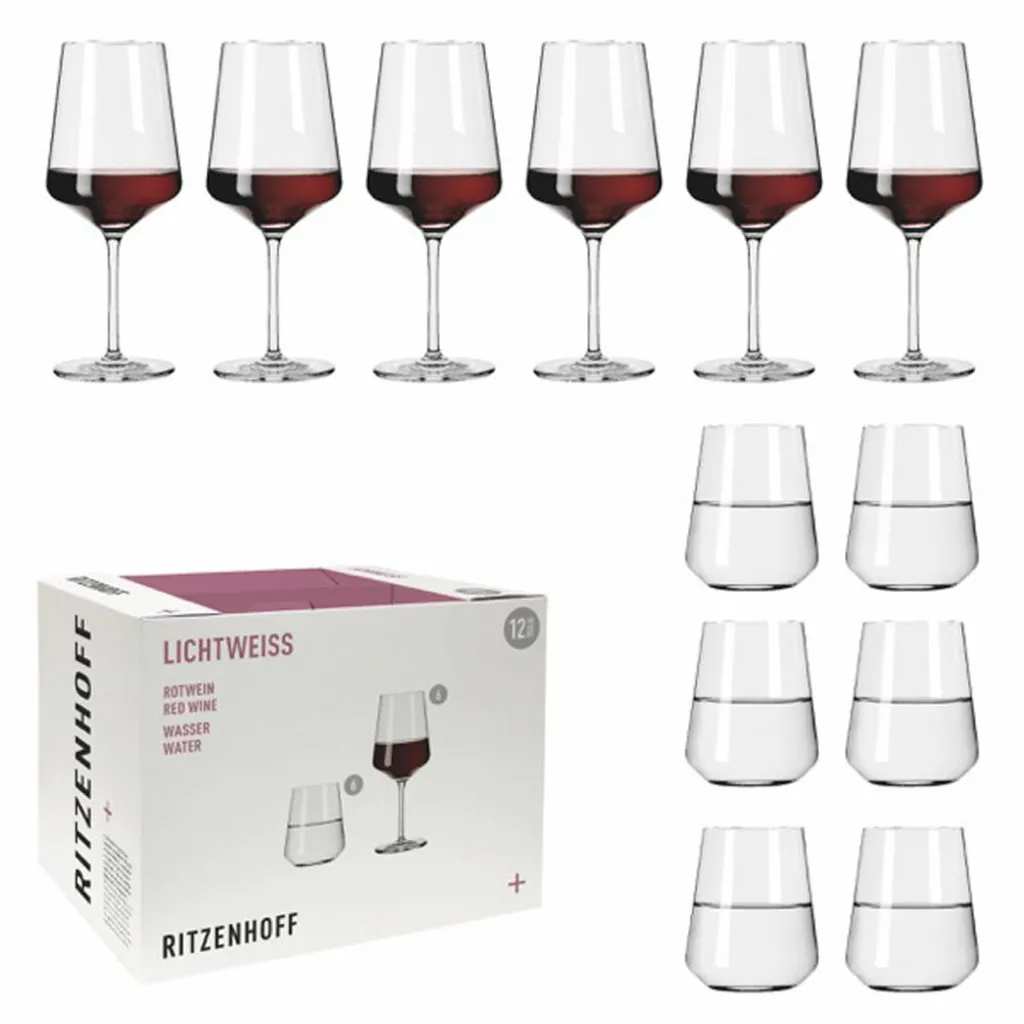 Lichtweiss Julie Rotwein- Und Wasserglas-Set #2 Von Nadine Niggemeier 19 Lichtweiss Julie Rotwein- Und Wasserglas-Set #2 Von Nadine Niggemeier – Bild 17