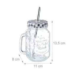 Relaxdays 8er Set Trinkgläser Mit Deckel Kariert -Tassenladen 358834183f9049185d8734d0998aa8a8