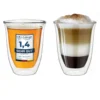 Creano Doppelwandige Gläser 250ml „DG-V“, 2er Set, Thermoglas Doppelwandig Aus Borosilikatglas, Kaffeegläser, Teegläser, Latte Gläser, Doppelwandgläser -Tassenladen 3aab20507700de0e05cc1cccef187896