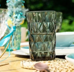 Longdrinkglas MADISON Grau Anthrazit Trinkglas Mit Rautenmuster Retro 5 Longdrinkglas MADISON Grau Anthrazit Trinkglas Mit Rautenmuster Retro -Tassenladen 3f20f1154e5316113df9c3097ebb8a4f