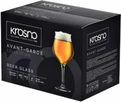 KROSNO Avant-Garde Bier-Tulpen Bier-Gläser, 6er-Set, 420 Ml -Tassenladen 3f26f4c8126738f563edc397f7538e58