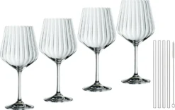 Nachtmann Gin&Tonic + 4 Glastrinkhalme 7574/8tlg. Tastes Good 103143 -Tassenladen 440410b3f5fbd1d186a6326afb50ebf5