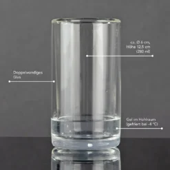 GOURMETmaxx Glas Selbstkühlend - 2er-Set Je 280 Ml 13 GOURMETmaxx Glas Selbstkühlend - 2er-Set Je 280 Ml -Tassenladen 45ae31862a33d8d912ebae3800e682a8