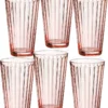 Ritzenhoff & Breker Longdrinkglas "LAWE" 400 Ml Rosa 6 Stück -Tassenladen 46794929904229fb8cbf644a4beddfc0