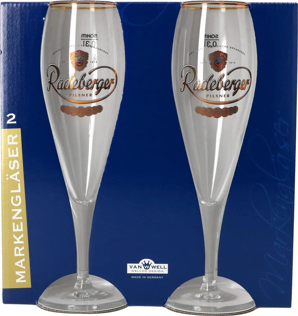 Van Well 6x Radeberger Pilsener Biergläser 0,3L Geeicht Pilstulpe Bierpokal Beer 7 Van Well 6x Radeberger Pilsener Biergläser 0,3L Geeicht Pilstulpe Bierpokal Beer – Bild 5