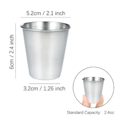 12 Stück Schnapsbecher 70ml Edelstahl Schnapsglas Edelstahlbecher Pinnchen Shot Gläser Becher 10 12 Stück Schnapsbecher 70ml Edelstahl Schnapsglas Edelstahlbecher Pinnchen Shot Gläser Becher -Tassenladen 4d2a73474f45eee7503507e6681e4a7e