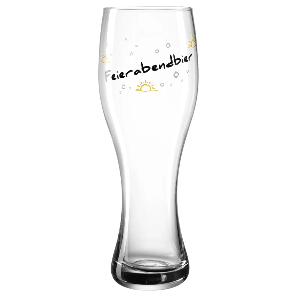 Leonardo Weizenbierglas Feierabend 0,5l 3 Leonardo Weizenbierglas Feierabend 0,5l