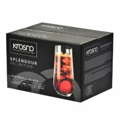 KROSNO Splendour Longdrinkgläser, 6er-Set, 480 Ml -Tassenladen 4fc33a62e55700ba910842c4479d5361