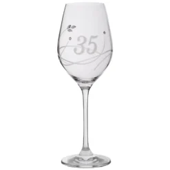 Swarovski Weinglas 360 Ml - 35-jähriges Jubiläum -Tassenladen 50cd77f65fda6566241f07b57e943994
