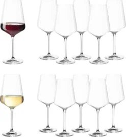 Leonardo Weinglas 12er Set PUCCINI Rotwein 6er Set Und Weißwein 6er Set Gläserset 069554 + 069553 -Tassenladen 50fa54dede417a7832a1e3a94e20b423