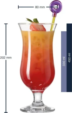 Leonardo GK/4tlg. Hurricane Bar -Tassenladen 526e364c98d522706200391ff49ed1fc