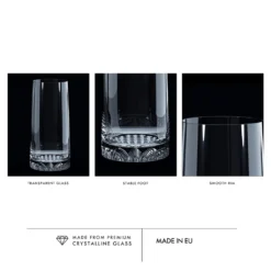 KROSNO Fjord Longdrinkgläser, 6er-Set, 350 Ml -Tassenladen 5336e8c1669daa110f75e1173f54f53b