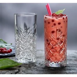 Pasabahce Timeless 520205 Longdrink Glas Wassergläser Kristall Design 4´er Set Transparent 365 Ml -Tassenladen 54c6717cf28ca1c13dcf3b9e457c65ca