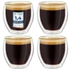 Creano Doppelwandige Espresso-Gläser, 4er-Set 100ml Thermo-Gläser Mit Schwebe-Effekt -Tassenladen 563d333f65e99bbf19385bfb6854888b