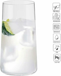 KROSNO Avant-Garde Longdrinkgläser, Set Von 6, 540 Ml -Tassenladen 56983246c2ec80ac203ff478a52beaea