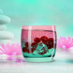 Trinkgläser Rosa-Türkis Aus Glas Bunt Set 6 Stück 200ml (max.320ml) Wassergläser -Tassenladen 5704bacbb71c4e6558a9ff5b19a488d4