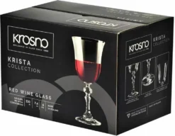 KROSNO Krista Kleine Rotweingläser, 6er-Set, 220 Ml -Tassenladen 607657a26ec624b38417dde81179cb5e