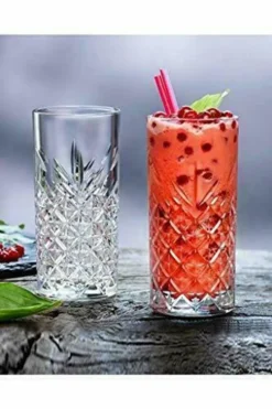 Pasabahce Timeless 52820 Longdrink Glas Wassergläser Kristall Design 4´er Set Transparent 295 Ml 12 Pasabahce Timeless 52820 Longdrink Glas Wassergläser Kristall Design 4´er Set Transparent 295 Ml -Tassenladen 61e8c1922c855d06e458b2424de8b8dc